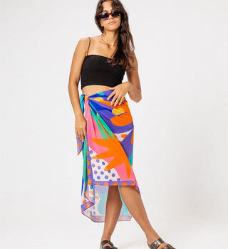 Fluorescence Maxi Flowy Wraps