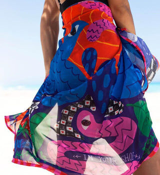 Fluttering Nature Maxi Flowy Wraps