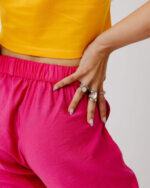Fuchsia Linen Pants - Image 5