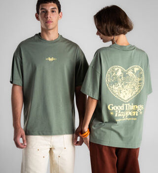 Good Things Happen Oversized Tee