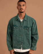 Green Denim Jacket - Image 2