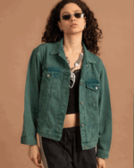 Green Denim Jacket - Image 6