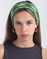 Green Mini Crochet Bandana - Image 2