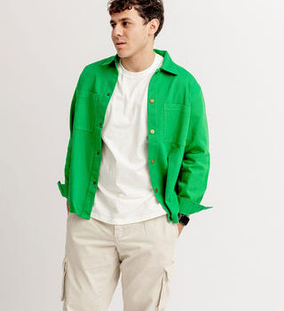 Green Overshirt Jacket