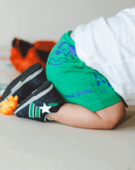 Green Printed Kids Sworts - Image 2