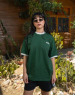 Green Retro Oversized Tee - Image 2
