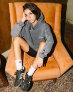 Grey Acid Washed Hoodie - Image 3