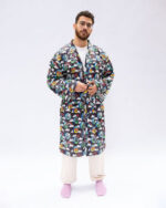 Grey Clouds Floppy Robe - Image 3