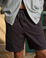 Grey Gabardine Shorts - Image 2