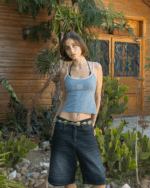 Grey Spaghetti Strap Top