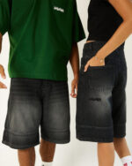 Grey Washed Jorts - Image 2