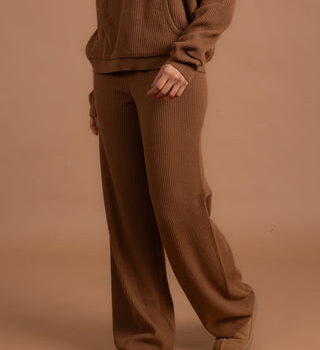 Havane Ribbed Knit Pants