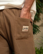 Khaki Gabardine Shorts - Image 4