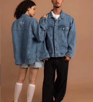 Light Blue Oversized Denim Jacket