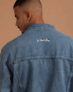 Light Blue Oversized Denim Jacket - Image 5