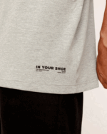 Light Grey Basic Oversized Tee - Image 3