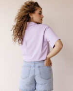 Lilac Cropped Shirt - Image 3