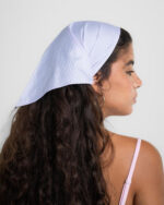 Lilac Striped Bandana - Image 3