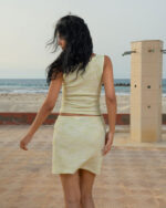Lime Green Tube Skirt - Image 2