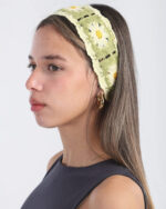 Lime Mini Crochet Bandana - Image 2