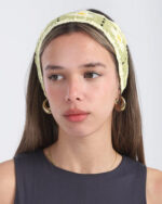 Lime Mini Crochet Bandana - Image 3