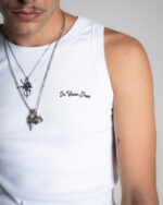 Male White Tank Top - Image 2