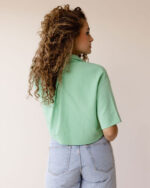 Mint Cropped Shirt - Image 2