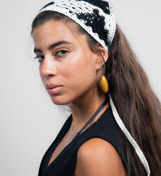 Moo Crochet Bandana