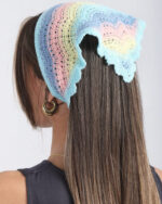 Multi-Color Crochet Bandana - Image 4