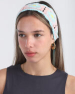 Multi-Color Mini Crochet Bandana - Image 2