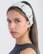 Multi-Color Mini Crochet Bandana - Image 4