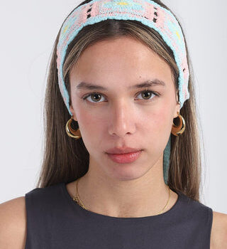 Multi-Color Mini Crochet Bandana