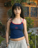 Navy Spaghetti Strap Top - Image 2
