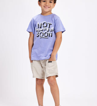 Not Growing Up Soon Printed Kids Tee