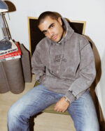 Not My Type Washed Hoodie - Image 7
