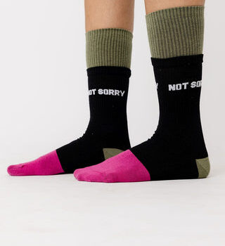 Not Sorry Neck Socks