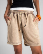 Oak Wide-Leg Washed Sworts - Image 4