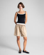 Oak Wide-Leg Washed Sworts - Image 2