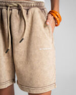 Oak Wide-Leg Washed Sworts - Image 5