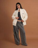 Off-White Fleece Jacket - Image 3