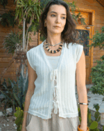 Off White Knot Vest - Image 2