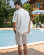 Off White Waffle Short