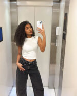 Off-White Wrinkled Top