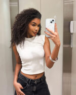 Off-White Wrinkled Top - Image 2