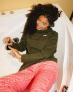 Olive Basic Long Sleeve Tee - Image 3