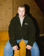Olive Green Fleece Jacket - Image 3