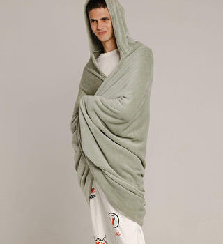 Olive Green Wearable Blanket