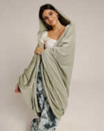 Olive Green Wearable Blanket - Image 2