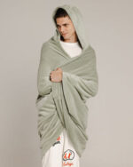 Olive Green Wearable Blanket - Image 6