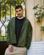 Olive Green Windbreaker - Image 2